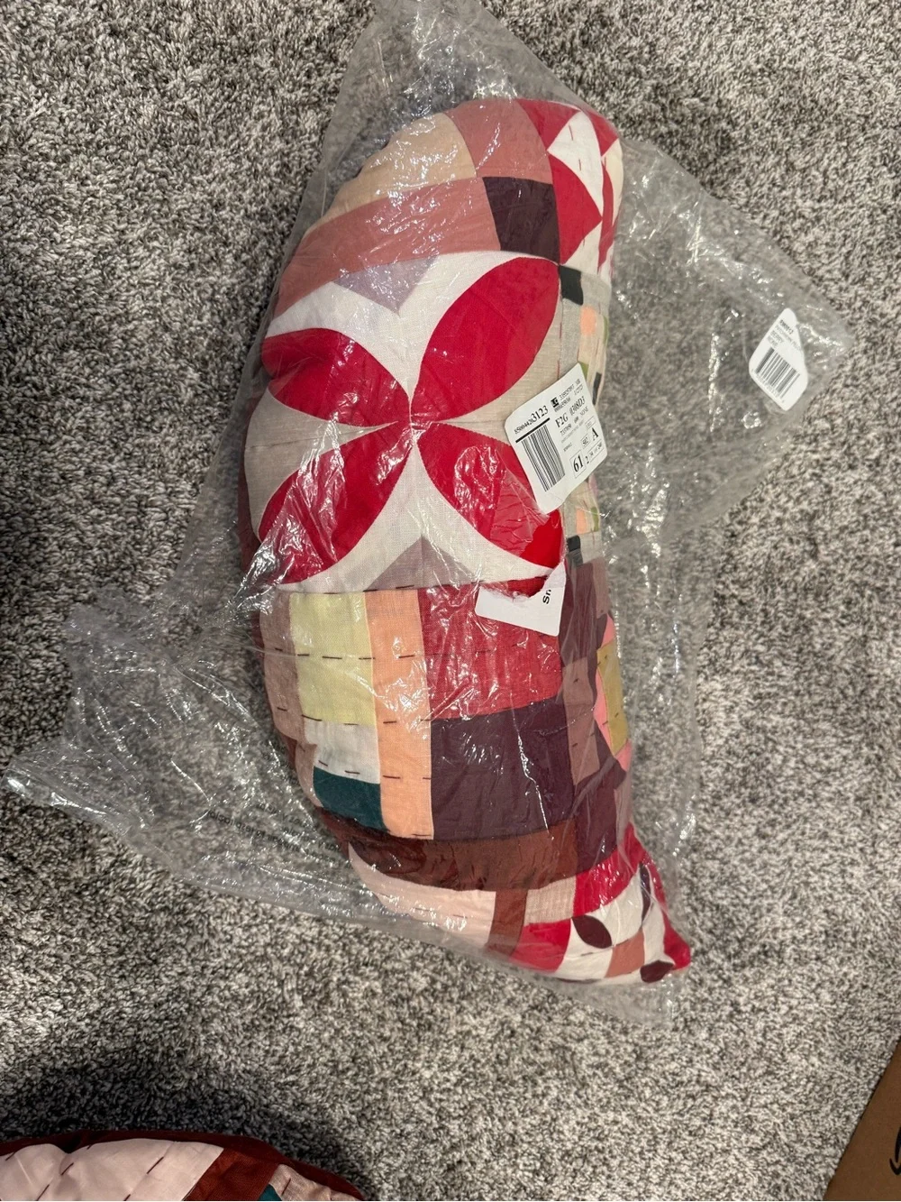Thompson Street Studio Patchwork Pillow Berry Set of 2 NWT Nordstrom $580